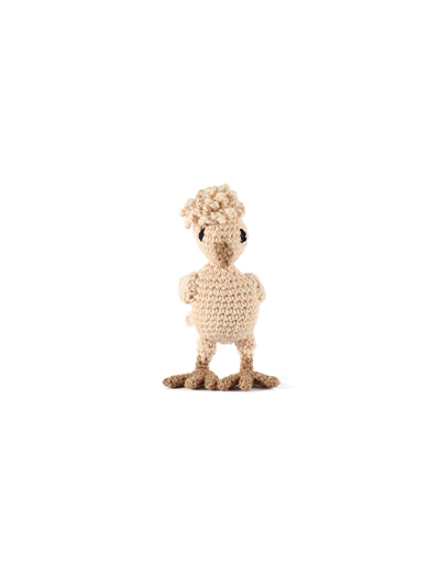 toft ed's animal mini Ruth the French Hen amigurumi crochet